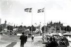 Från hantverksmässan vid Fredriksskansområdet 1947.