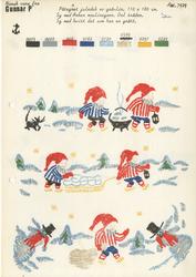 Broderimønster: Dukar