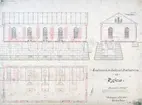 Ritning. Turbinverk för Elektrisk kraftledning vid Hofors.