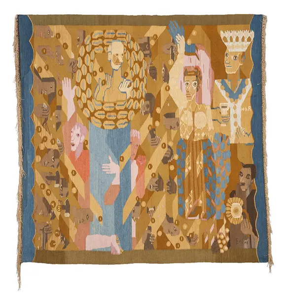 Hannah Ryggen, "En fri" (1948). Foto: Anders S. Solberg