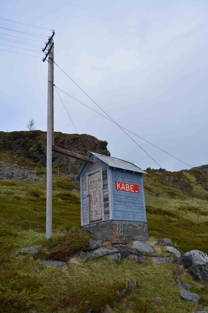 Kabelhuset på Alnes ble restaurert på slutten av 1990-tallet.