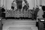 Lottornas faninvigning I kyrkan 1941, 15542.