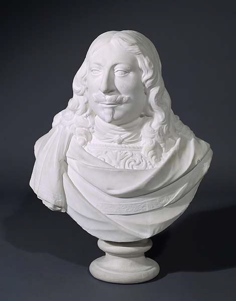 Porträttbyst Lennart Torstenson (1603-1651), greve och fältmarskalk