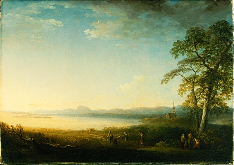 Landskap vid Mora kyrka