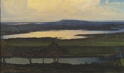 Sommarnattsstämning. Studie