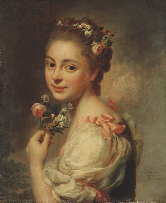 Konstnärens hustru Marie Suzanne, f. Giroust