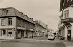 Vy över kvarteret Kopparslagaren före rivning omkring 1970.