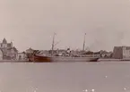 Å/F Södra Sverige i Kalmar hamn före 1908.
Gick då över i Sveabolaget och vitmålades.