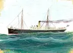 S/S Russland av Oskarshamn
Byggd 1872 I Stockton.
Redare (1910) Ångfartygs AB Fix (A.Pettersson) Oskarshamn.
Befälhavare 1910 N.K.Bohman.(Finns ej 1915)
Målad av Johansson i London. Bilden skänkt 1939 av M.Månsson , Kalmar.