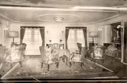 Hamburg-Amerikalinjens damrum första klass.