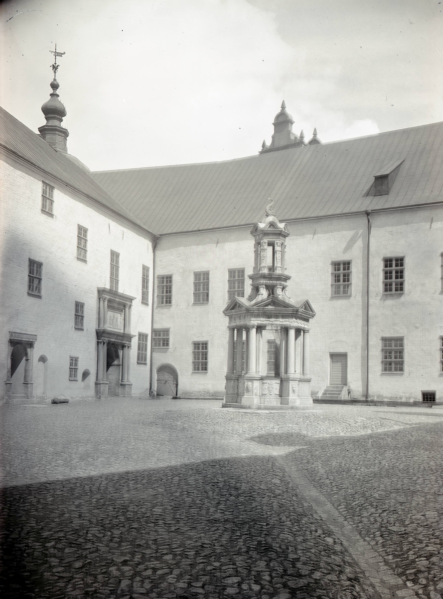 Inre borggården på Kalmar slott.