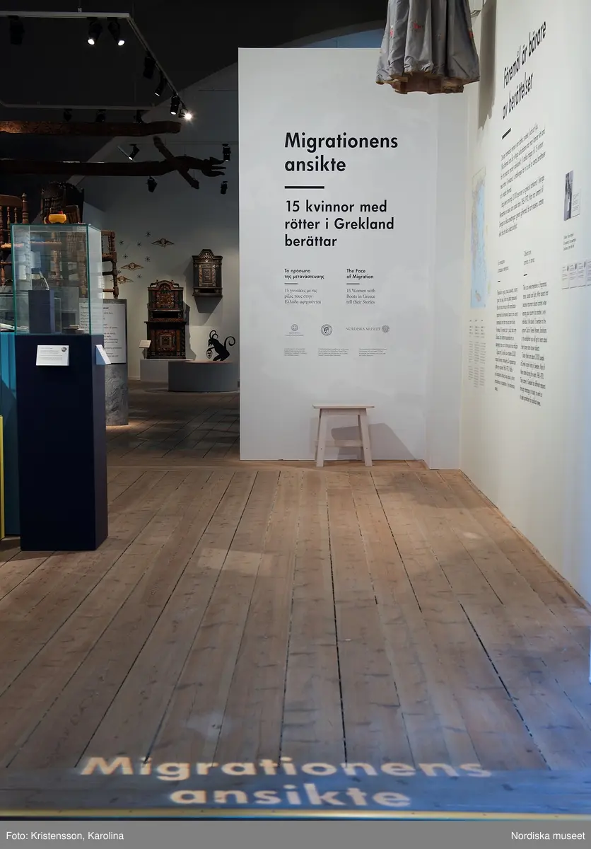 Migrationens ansikten, utställningsdokumentation