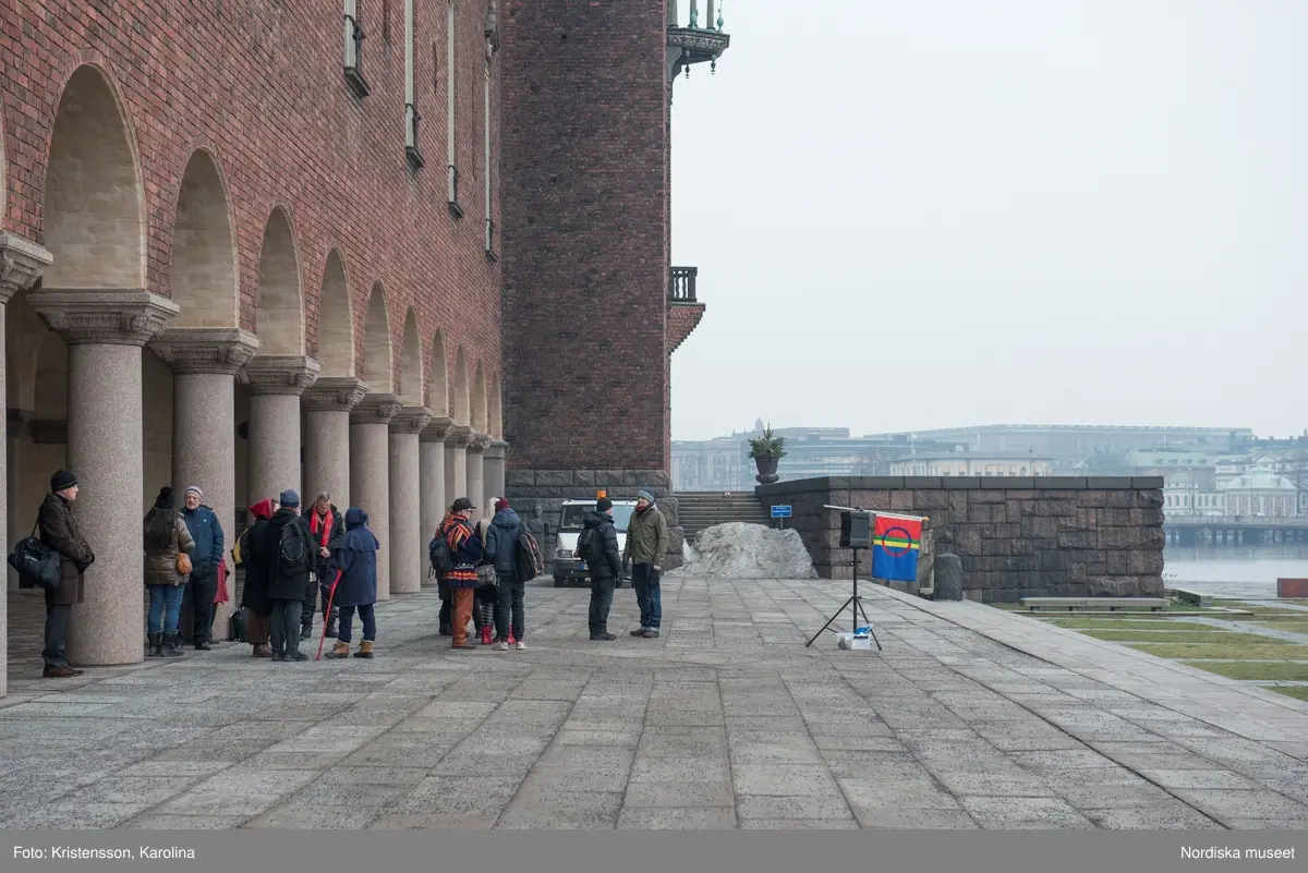 Samernas nationaldag, 6 februari, firas vid Stockholms stadshus 2014.