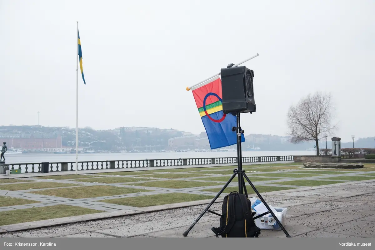 Samernas nationaldag, 6 februari, firas vid Stockholms stadshus 2014.