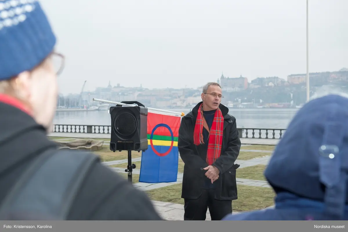 Samernas nationaldag, 6 februari, firas vid Stockholms stadshus 2014.