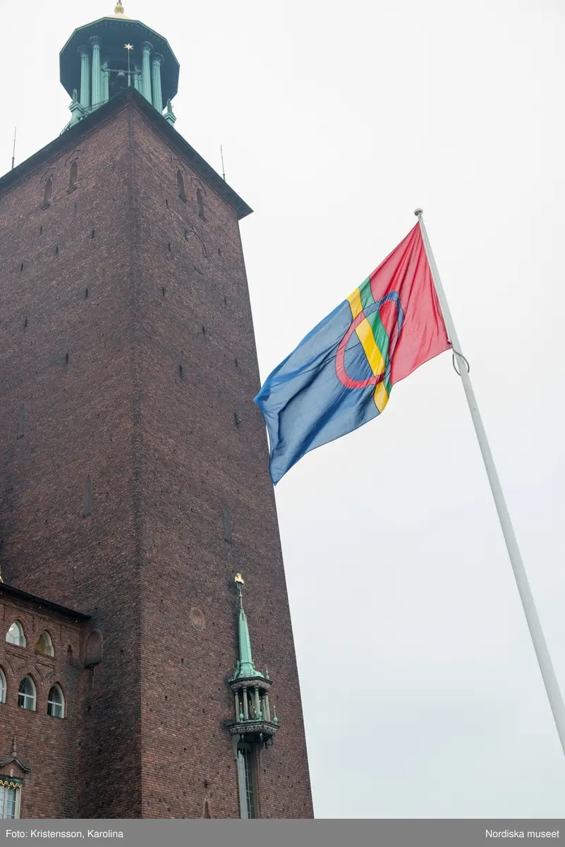 Samernas nationaldag, 6 februari, firas vid Stockholms stadshus 2014.