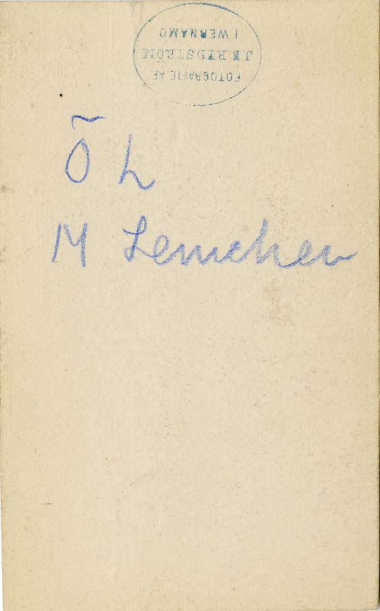 Porträtt av Jonas Peter Wilhelm Lemchen, kapten vid Jönköpings regemente I 12. Se även AMA.0007834 och AMA.0008022.