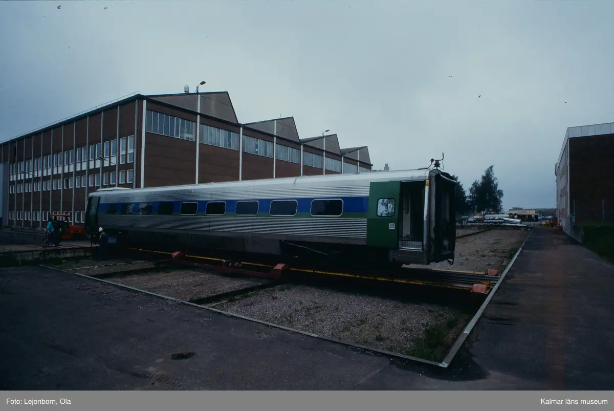 Troligen Kalmar Verkstadsaktiebolags första prototypvagn för X2000.