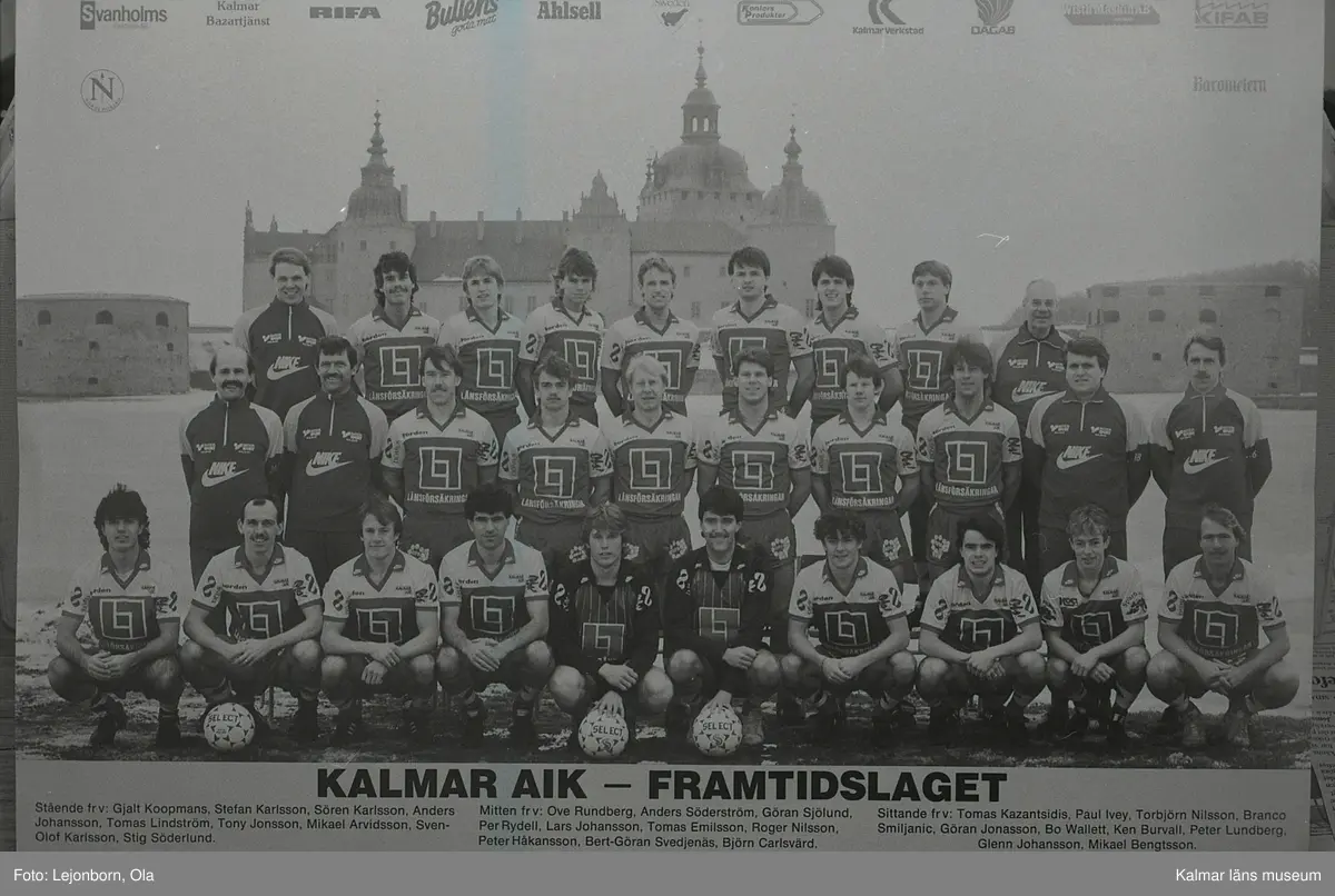 Kalmar AIK 1985 års lagbild