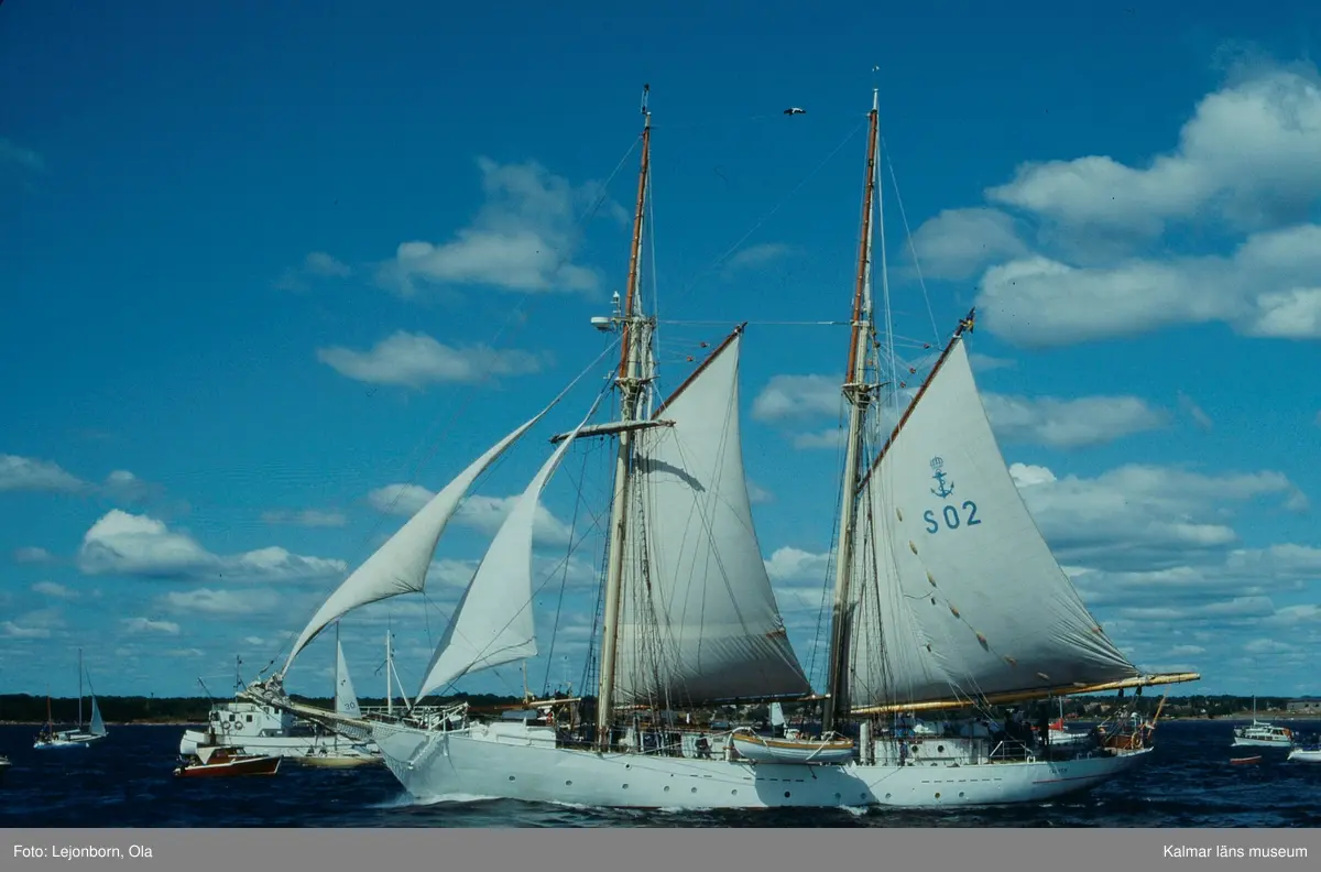 Tall ships Race, svenska flottans skolskepp skonaren Falken.