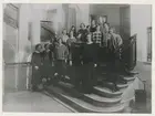 En skolklass 1922
Bilden tagen i stora trapphallen på Nisbethska skolan.
