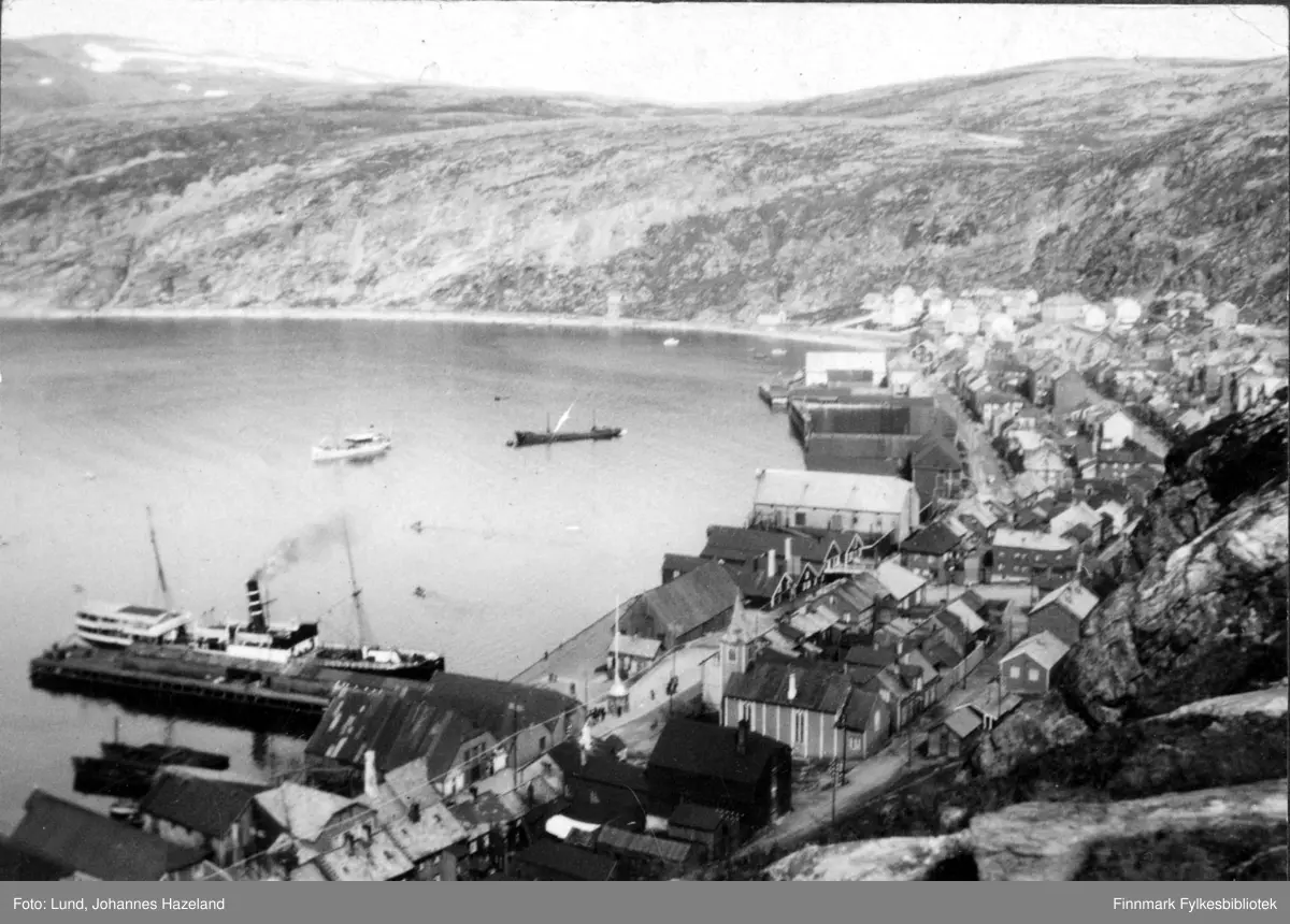 Hurtigruta 'Mira' ved dampskipskaia i Hammerfest