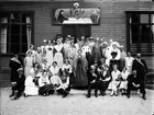 Sommarfest vid Folkets hus, Harg, Uppland omkring 1938