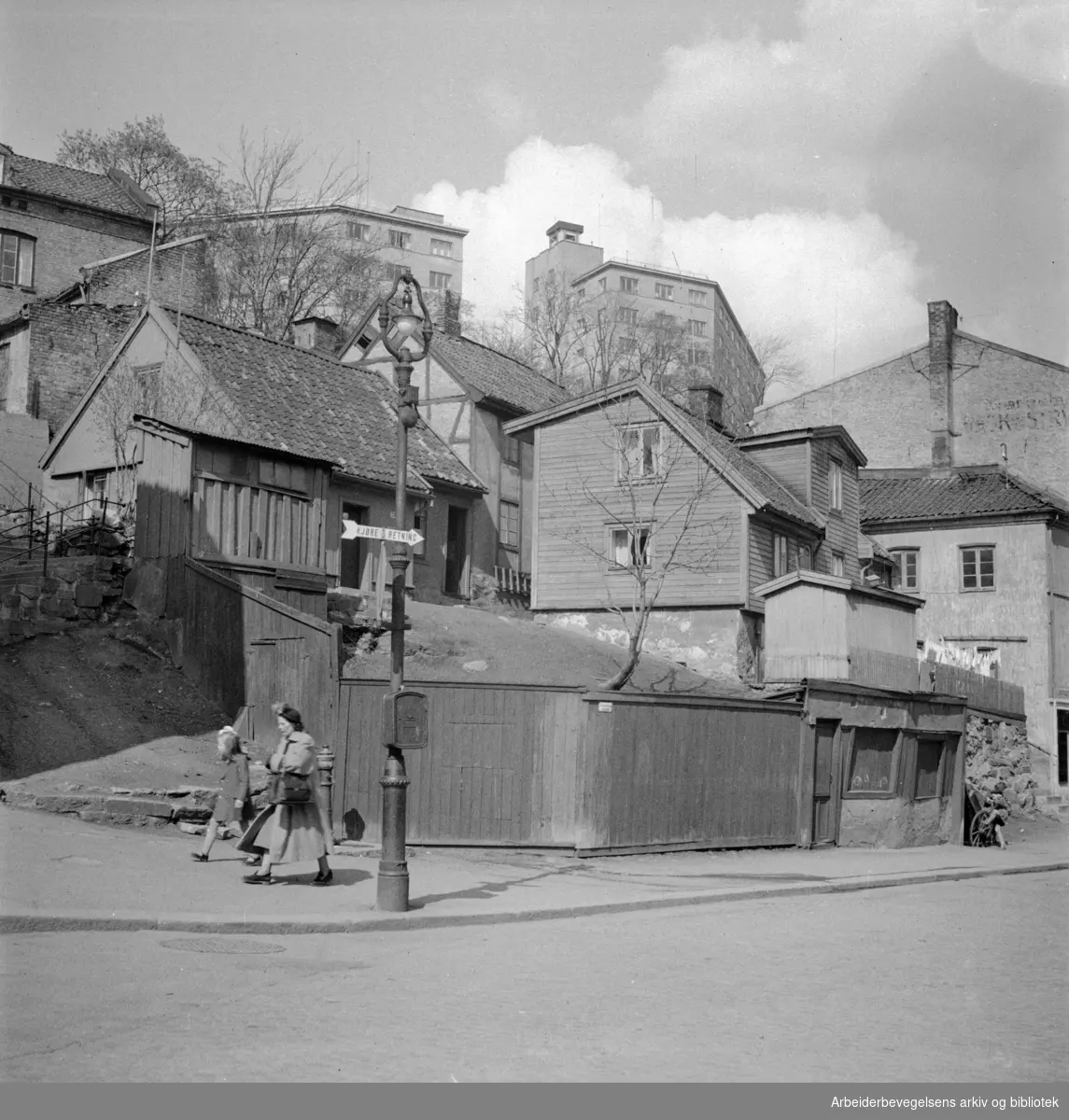 Fredensborgveien.August 1950