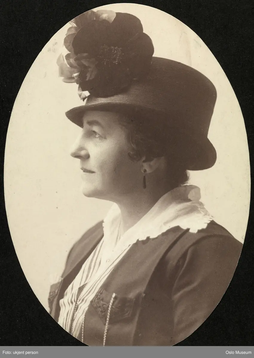 portrett, kvinne, skuespillerinne, brystbilde, profil, hatt