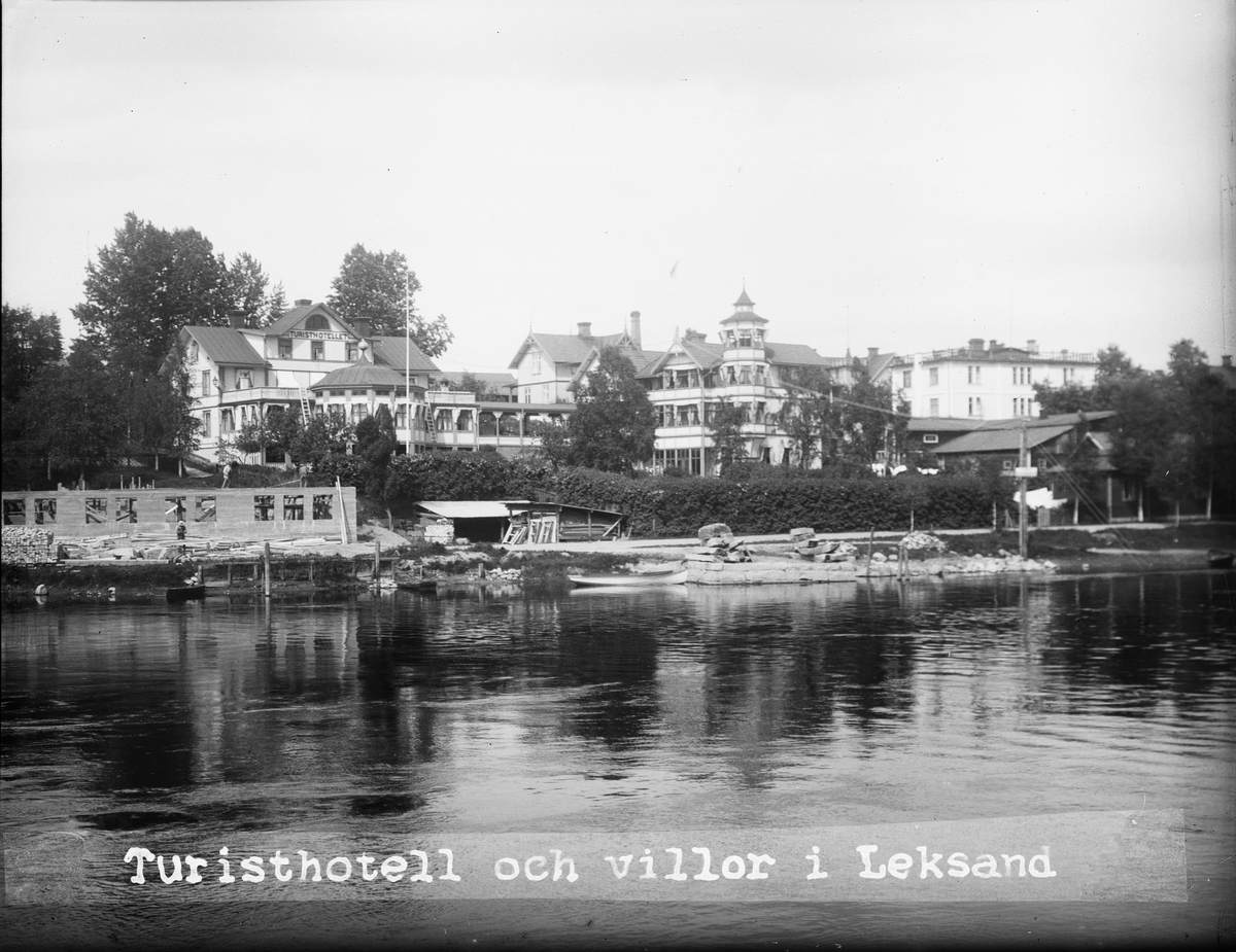 "Turisthotell och villor i Leksand", Dalarna 1919