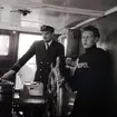 Befälhavare och styrman på M/S Nordpol till Gotland, premiär 1959.