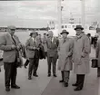 Turistintendent Bertil Sjöberg med flera på M/S Nordpol till Gotland, premiär 1959.