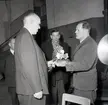 Lokförman Oscar Sandvall avgår med pension 25/11 1958.