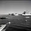 Oljehamnen i Färjestaden, oktober 1957.