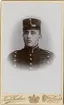 Porträtt av Carl Gösta Victor Norrman, underlöjtnant vid Norra skånska infanteriregementet I 24.