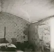 Interiör av hus i Vedbymåla i samband med en restaurering 1957.