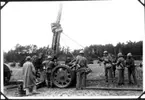 Luftvärnskanon m/1930, 7,5 cm, Under gruppering. A 9. Karlsborg.