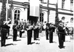 Jubileum 50 års, A 6. Regementsmusikkåren, rådhuset.