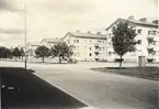 Hörnet Erik Dahlbergs väg - Lindölundsgatan 1942-45.