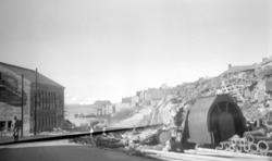 På bildet ser vi Storgata, sett fra den gamle "Svineryggen" 