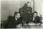 Folkskollärare Eric Bojs och Holm (Radioholm) 1945-50. Ur