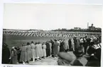 Gymnastikuppvisning på Fredriksskans omkr 1930.
