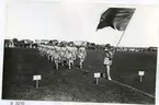 Gymnastikuppvisning på Fredrikskans 1930-40.
Flickan i mitten först i ledet heter Berta Wahlqvist sedermera Fru Rydberg, Kalmar