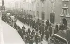 Anders Lindegrens begravning i Kalmar domkyrka 1940.