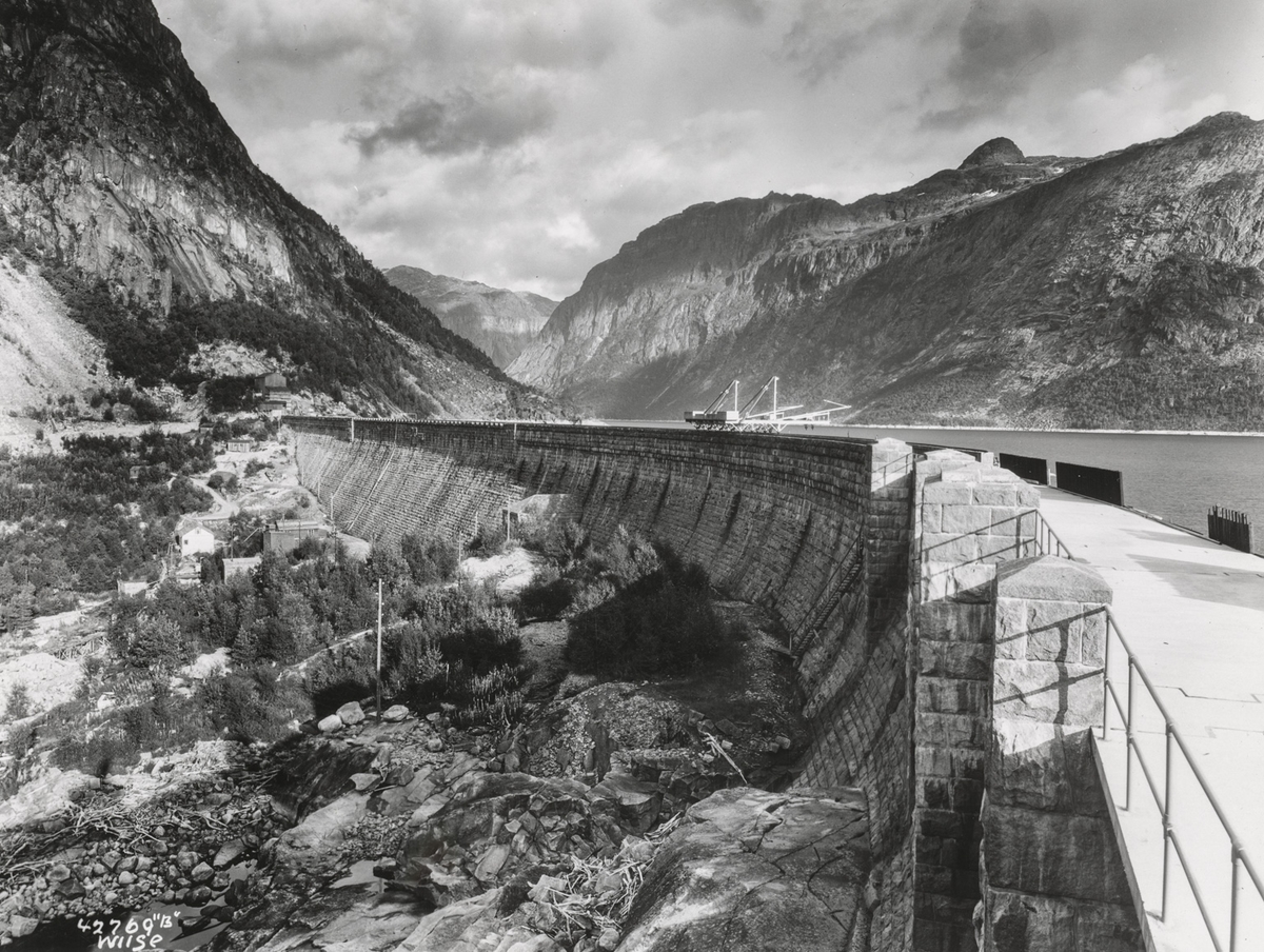 Ringedalsdammen i Skjeggedal i 1932.