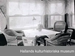 Interiörbilder från Samuelssonska villan. Från ca 1910-tal.