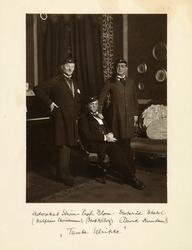 Halfdan Christensen, Stub Wiberg og David Knudsen i "Tante U