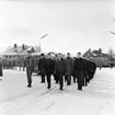 Fallskärmsjägarskolan i Karlsborg 1958. Inryckning.