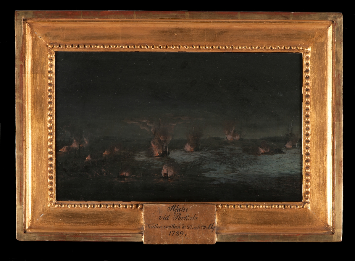"Afaire vid Porkala natten emillan d:27 och 28 aug. 1789".