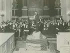 Pastor Valerius Olsson ledde framförandet av Haydns Skapelse 1905 i Kalmar domkyrka.